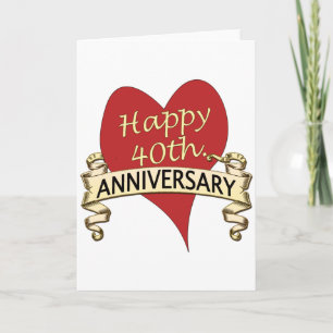 Tarjeta 40º Aniversario