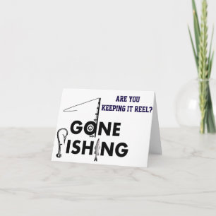 TARJETA **40º CUMPLEAÑOS** DE PESCADORES MANTENIENDO SU RE