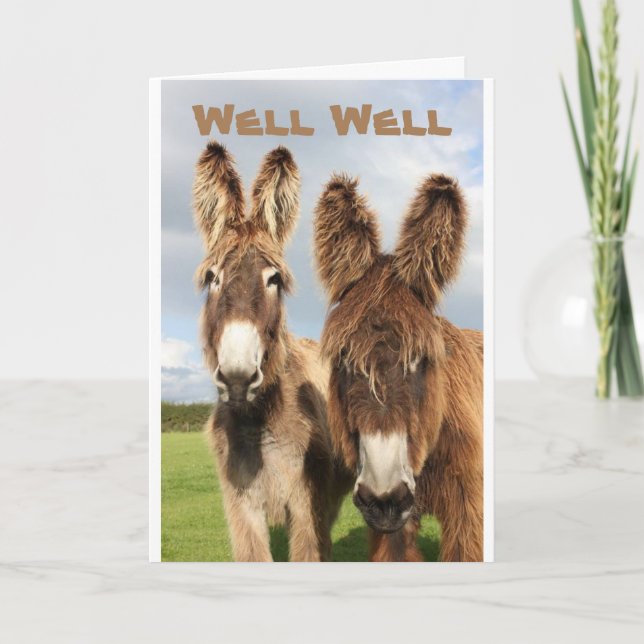 TARJETA **40º CUMPLEAÑOS** DEJEN QUE SE BAJE EL PELO Y SE  (Anverso)