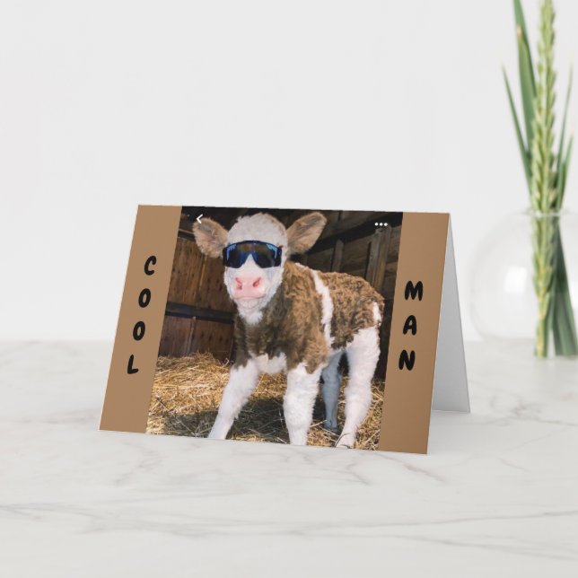 TARJETA **40º CUMPLEAÑOS** DESEO DE LA "VACA GUAY" (Anverso)