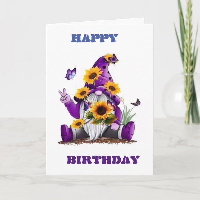 TARJETA **40º CUMPLEAÑOS** NO TE PREOCUPES SER "FELIZ" (Anverso)