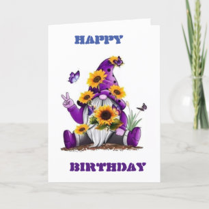 TARJETA **40º CUMPLEAÑOS** NO TE PREOCUPES SER "FELIZ"