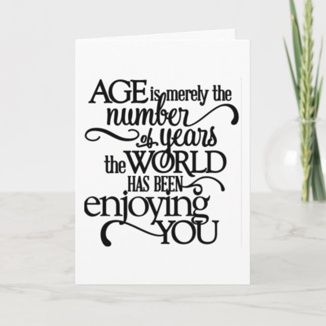 TARJETA **40º* CUMPLEAÑOS PARA UNA MUY *PERSONA ESPECIAL*  (Anverso)