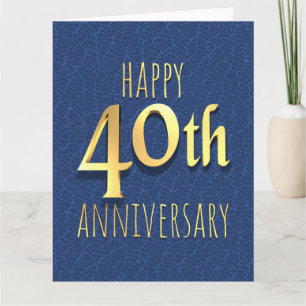 Tarjeta 40.º aniversario
