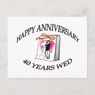 TARJETA 40.º ANIVERSARIO