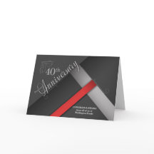 40.º Aniversario Empresarial Grayscale Felicitacio