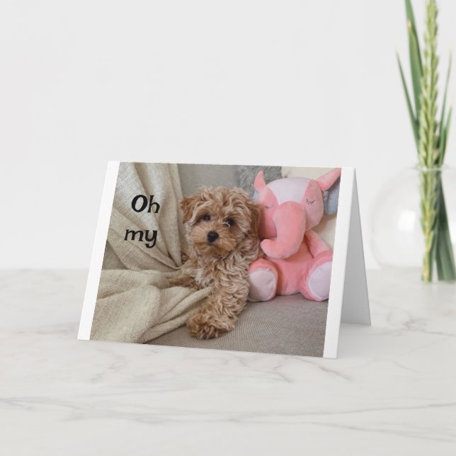 TARJETA *40.º CUMPLEAÑOS* ALGO DE LO QUE "ROMPER" (Anverso)