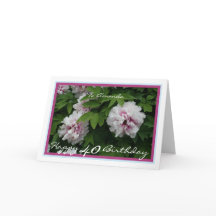 40.º cumpleaños Amanda Peonies Primavera Flores mo