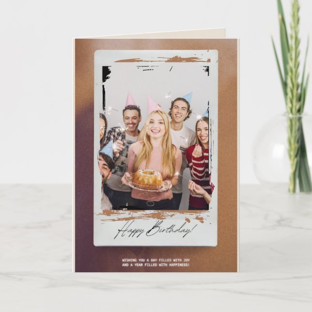 Tarjeta 40.º cumpleaños de amigos (Anverso)