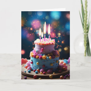 TARJETA 40.º FABULOSO CUADRO DE CUMPLEAÑOS
