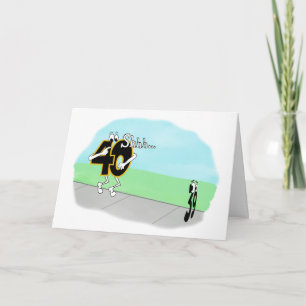 TARJETA 40° CUMPLEAÑOS