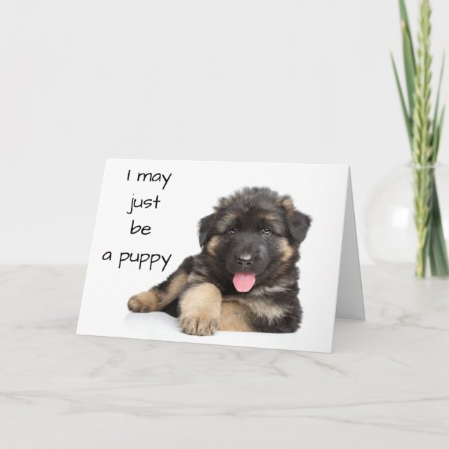 TARJETA *40 CUMPLEAÑOS* DE UN PUP QUE SABE (Anverso)