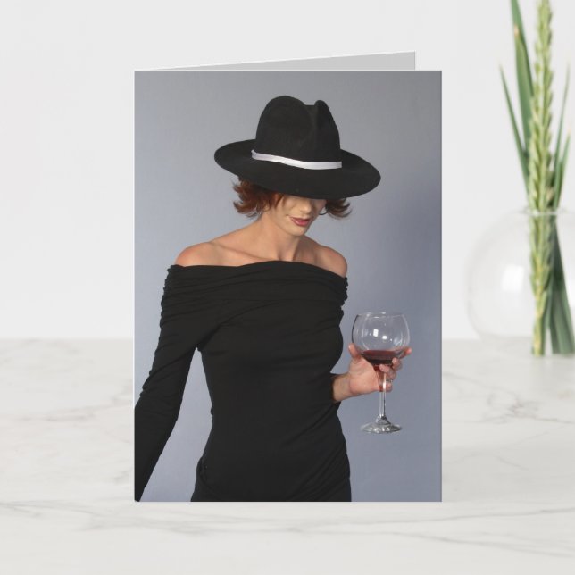 Tarjeta "40" feliz para la mujer (Anverso)