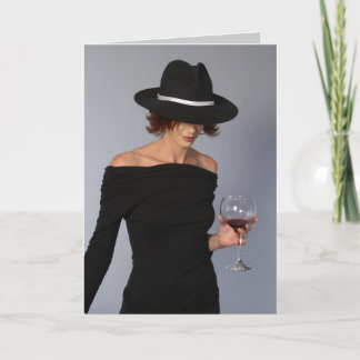 Tarjeta "40" feliz para la mujer