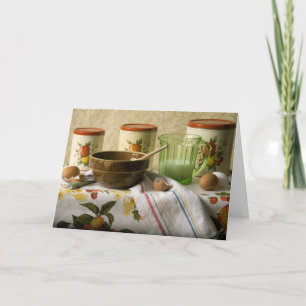 Tarjeta 4342 Bowl y canísters del Día de la Madre