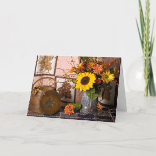 Tarjeta 4560 Autumn Still Life Sympathy Card