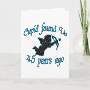 Tarjeta 45.ª. Aniversario