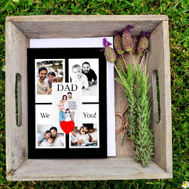 Tarjeta 45.º Collage de fotos De Cumpleaños Para Papá