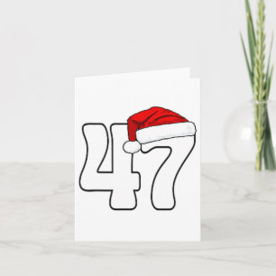 Tarjeta 45 47 Donald Trump 2024 Bandera estadounidense San