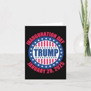 Tarjeta 45 47 Inauguración del 47° Presidente Donald Trump