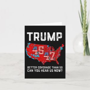 Tarjeta 45 47 Mejor cobertura de Trump que 5 g de Donald T
