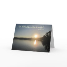 46:10 del salmo - todavía esté y sepa que soy dios