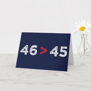 Tarjeta 46 > 45 - Trump perdió a Biden, ganó I
