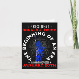Tarjeta 47.ª Inauguración Del Presidente Trump 2025 Rep
