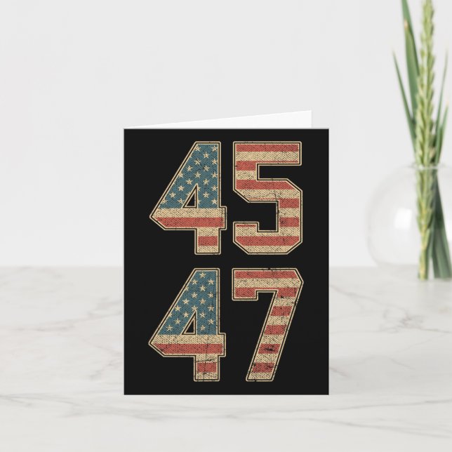 Tarjeta 47.º Presidente 45 47 (Anverso)