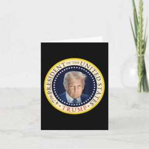 Tarjeta 47.º Sello Oficial Del Presidente Trump