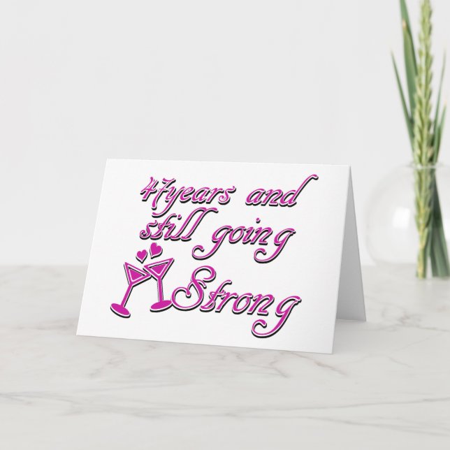 Tarjeta 47.o Diseños del aniversario (Anverso)