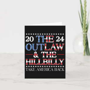 Tarjeta 47 Trump Vance Forajido Y Hillbilly Devuelven A Am