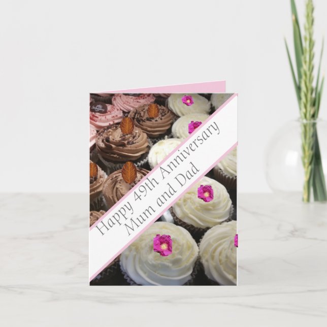 Tarjeta 49.º Aniversario Boda (Anverso)