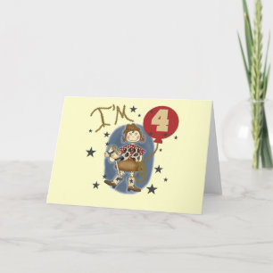 Tarjeta 4.ª Vaquera Camisas y Regalos de Cumpleaños