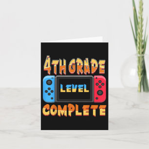 Tarjeta 4.º Grado Completado El Último Día De Graduación E