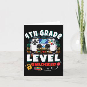 Tarjeta 4.º Grado De Videojuego Desbloqueado De Grado Haci
