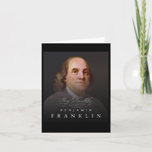 Tarjeta 4.º Padre Fundador Ben Benjamin Franklin Tee