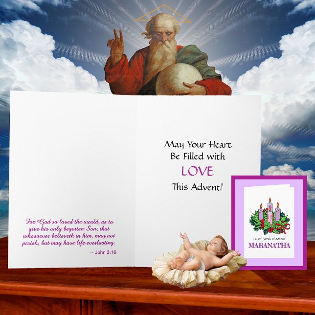 Tarjeta #4 de 4 para Adviento (Cuarta Semana: AMOR (Subido por el creador)