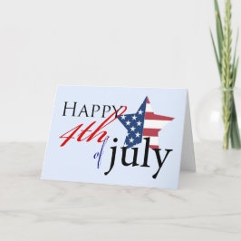 Tarjeta 4 de julio