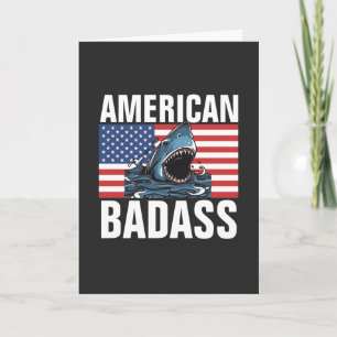 TARJETA 4 DE JULIO CAMISETAS DE TIBURÓN