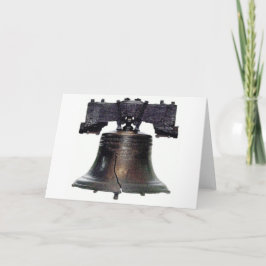 Tarjeta 4 de julio Campana de la Libertad