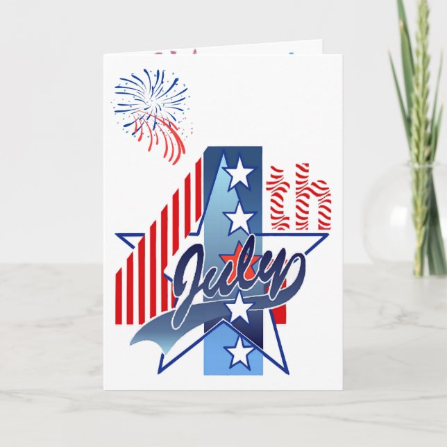 TARJETA 4 DE JULIO CUMPLEAÑOS POR SHARON SHARPE (Anverso)