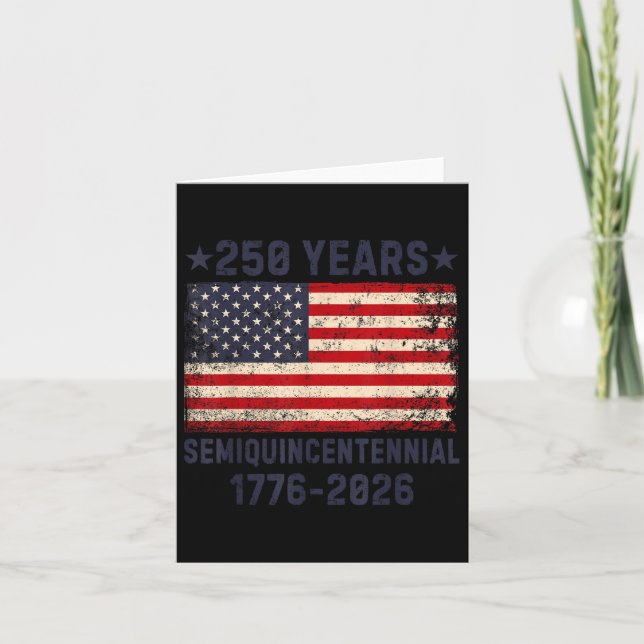 Tarjeta 4 de julio de 2026, 250 años (Anverso)