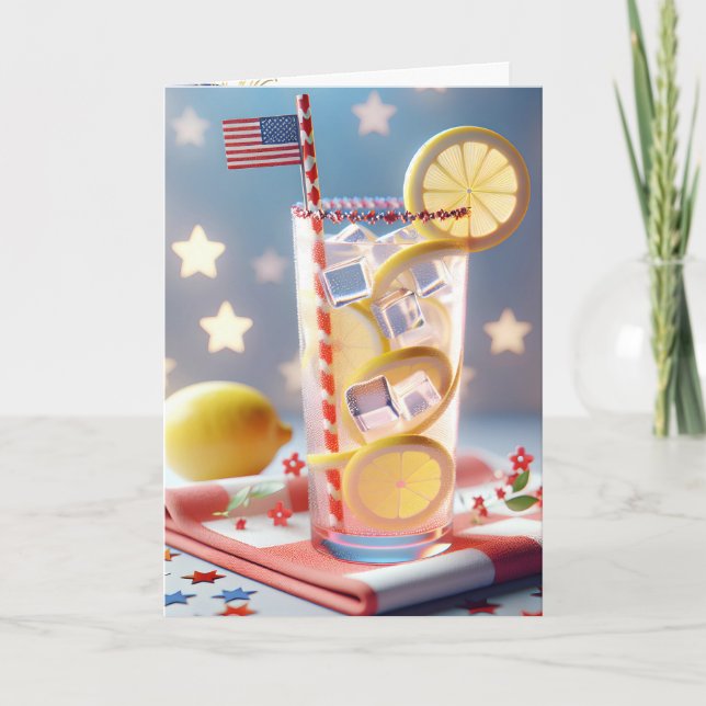 Tarjeta 4 De Julio De Lemonade (Anverso)