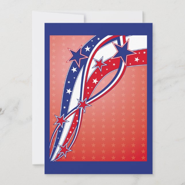 Tarjeta 4 de julio - Día de la Independencia (Anverso)
