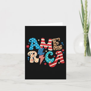Tarjeta 4 De Julio Día De La Independencia 1776 Retro Gi V