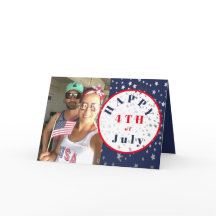 4 de julio Foto Estrellas rojas blancas azules