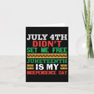 Tarjeta 4 de julio no me liberaron 12 de junio mi independ