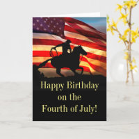 4 de julio País de Cumpleaños Cowboy Occidental