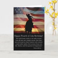 4 de julio País de Cumpleaños Cowboy Occidental